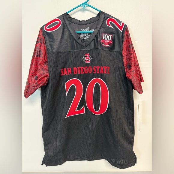 Retro Brand San Diego State Aztecs Rashaad Penny #20 Game Jersey Size M NWT $120 - Picture 1 of 6